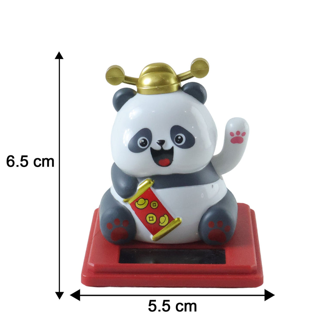 Eco friendly desk panda showpiece with compact size