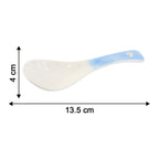 Serving ladle ceramic spoon 14 cm with deep bowl for sauces and gravies