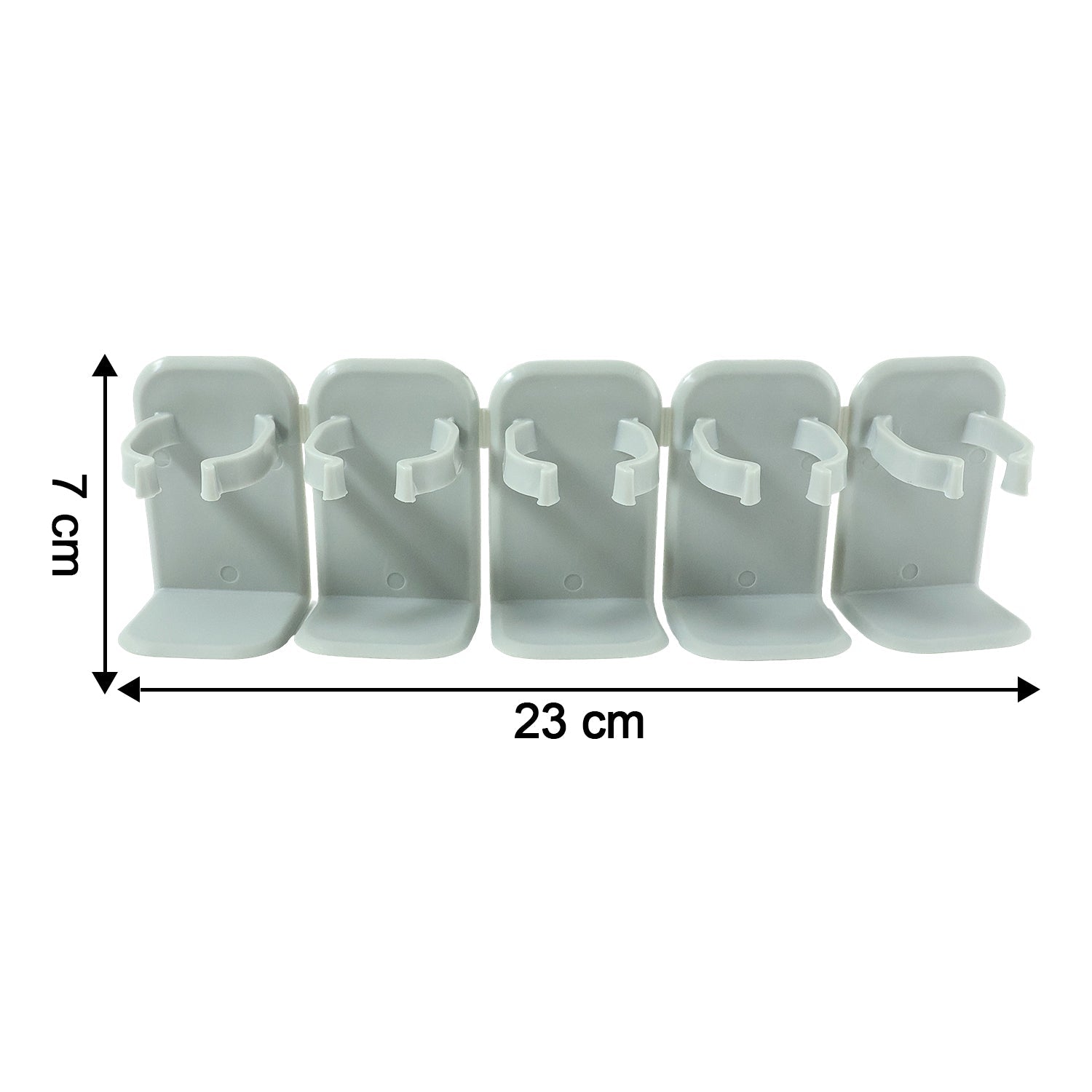 Wall mounted kitchen rack holding assorted spice jars