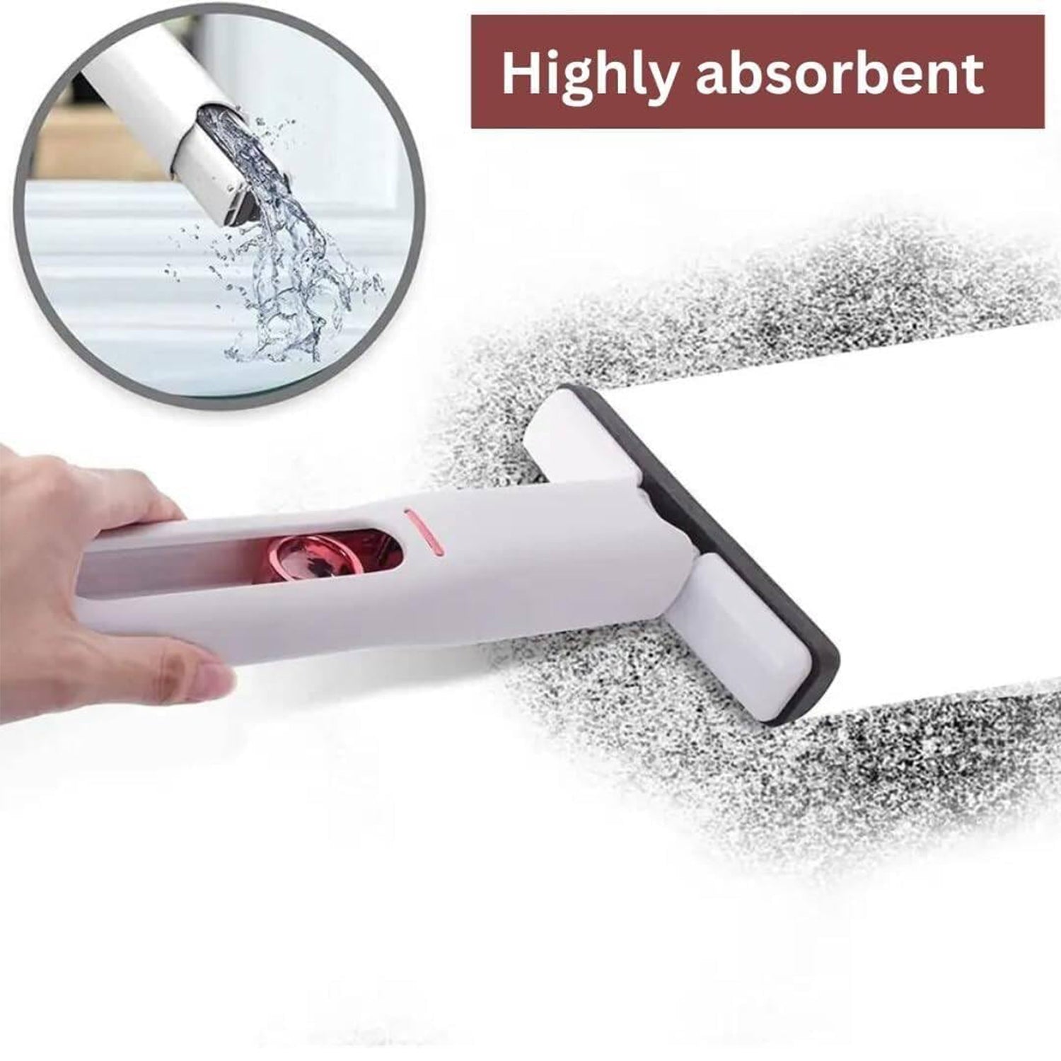 Side view of the 2-in-1 silicone wiper, showcasing its sleek design and durable build.