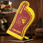 Cotton heat resistant oven mitt ensuring safe hot utensil handling