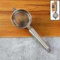 Medium euro mesh strainer with double stainless steel mesh and pipe handle