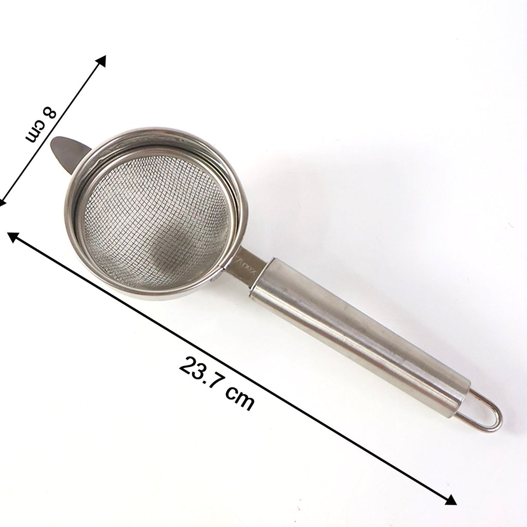 Neutral image showing medium euro mesh strainer kitchen tool