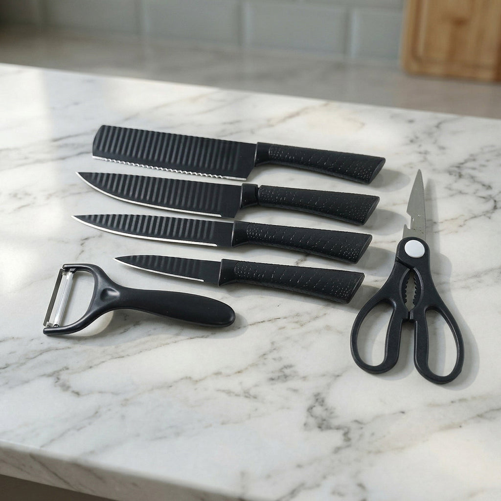 premium kitchen knife set with accessories