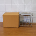 Steel kitchen tools stand for organized cooking essentials