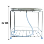 Countertop utensils holder with sturdy metal design