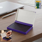 Oddy premium ink stamp pad with a blue ink surface, ready for office use.
