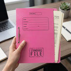 Sturdy office file organizer with smooth finish