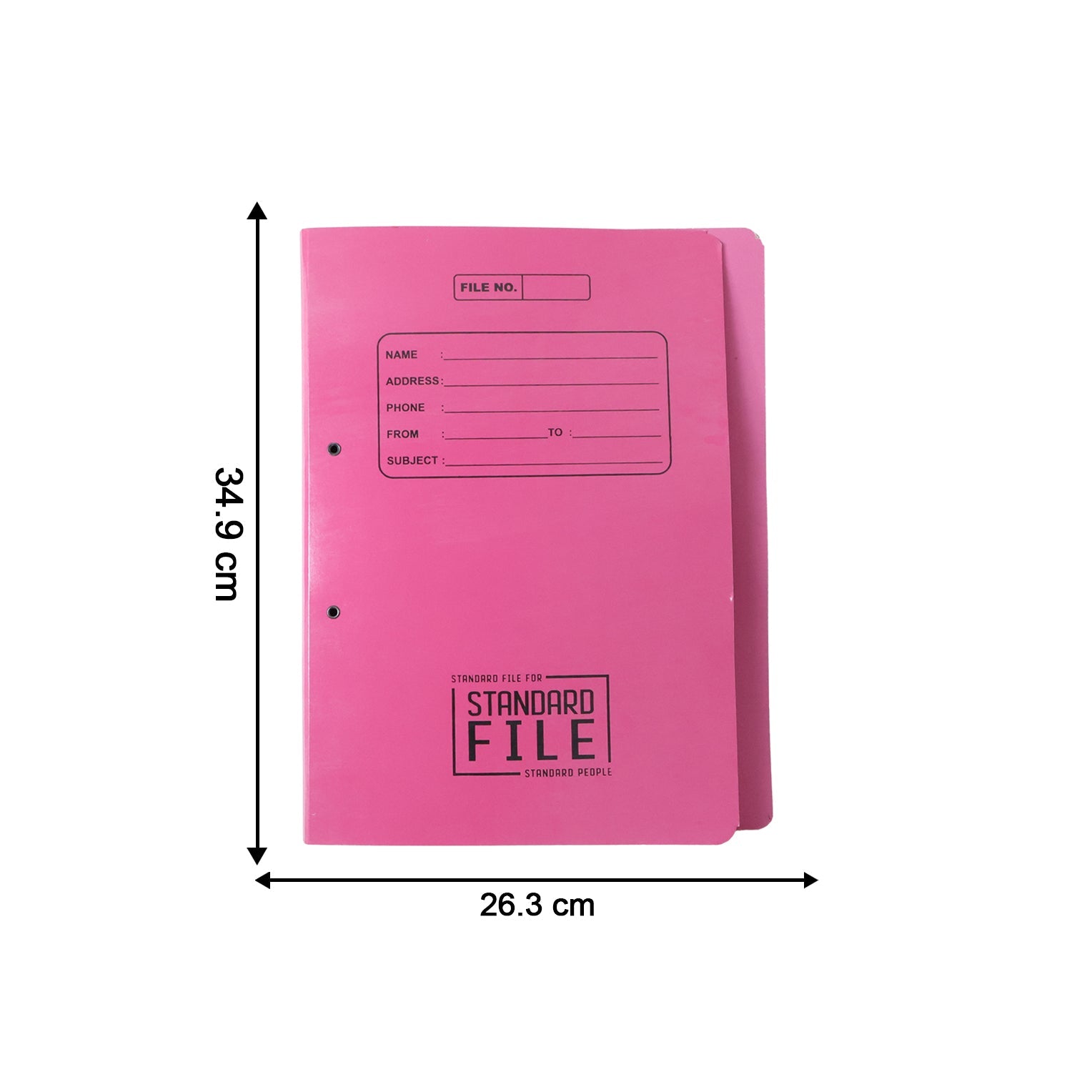 Storage file folder suitable for A4 papers