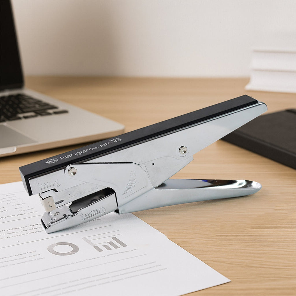 Heavy duty stapler with plier design for better handling