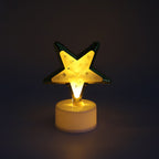 Star Shaped Flameless LED Candles displayed in a group for a decorative effect.