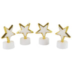 Star Shaped Flameless LED Candles illuminating a festive table setting.