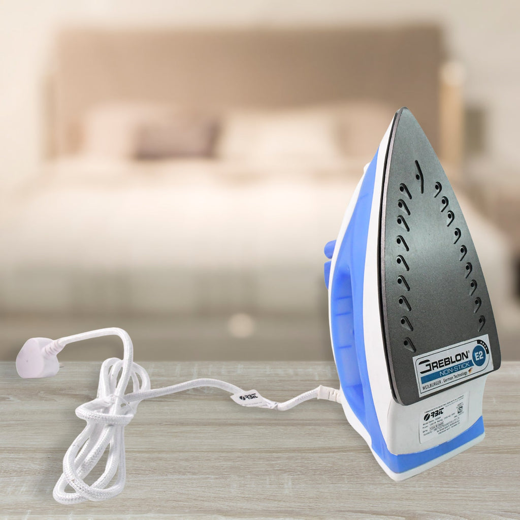 Top view of Orbit lightweight steam iron with indicator light