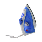 Side view of Orbit steam iron showing adjustable temperature dial