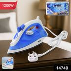 Orbit steam iron featuring water spray function for wrinkle removal