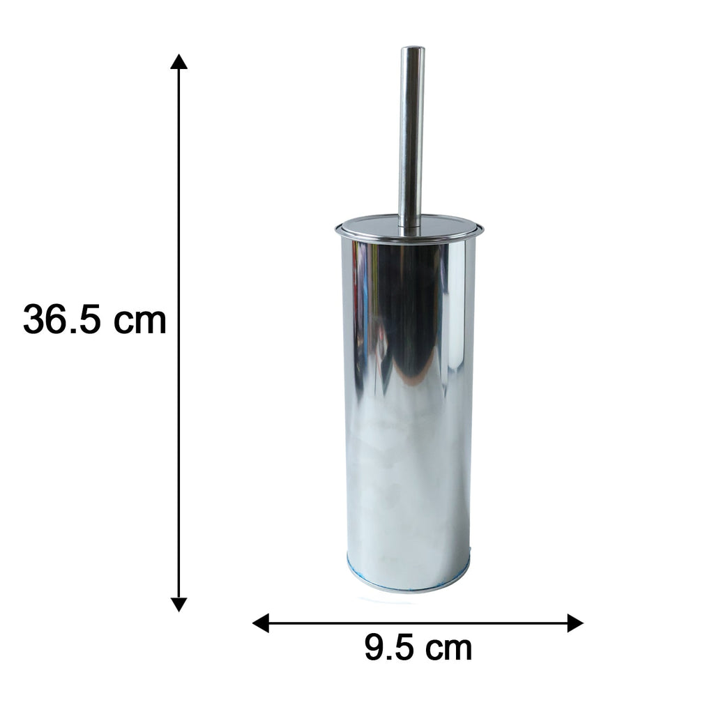 Long handle toilet scrub brush with durable fiber bristles for effective cleaning