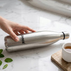 Long-lasting durable 1000ml steel water bottle