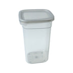 Single airtight plastic kitchen storage container for dry foods