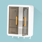 Front view of  wall-mounted kitchen storage cabinet