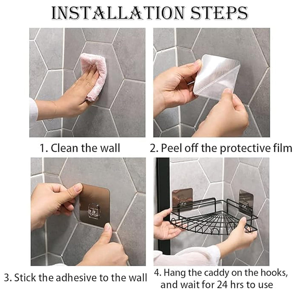 Stylish wall-mounted bathroom storage rack for organizing toiletries