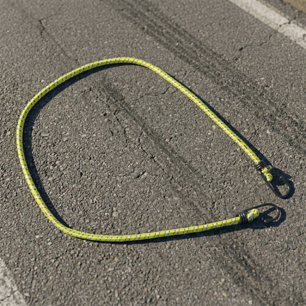 Elastic tie down rope with durable hooks for transportation