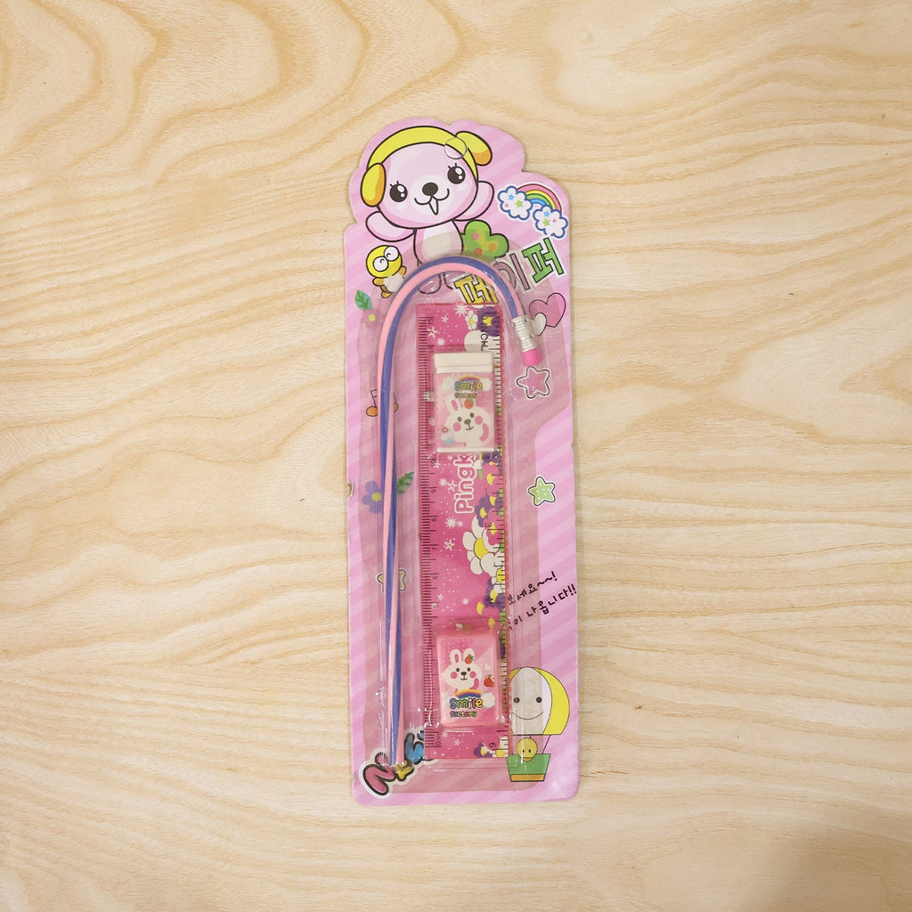 Kids Stationery Set Ð Fun Pink Design for School & Gifting