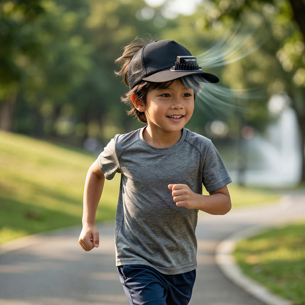 Adjustable breathable mesh cooling cap for hot weather