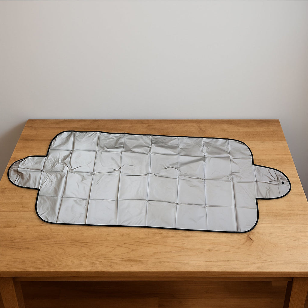 Lightweight car windshield protection cover made from high-density waterproof fabric