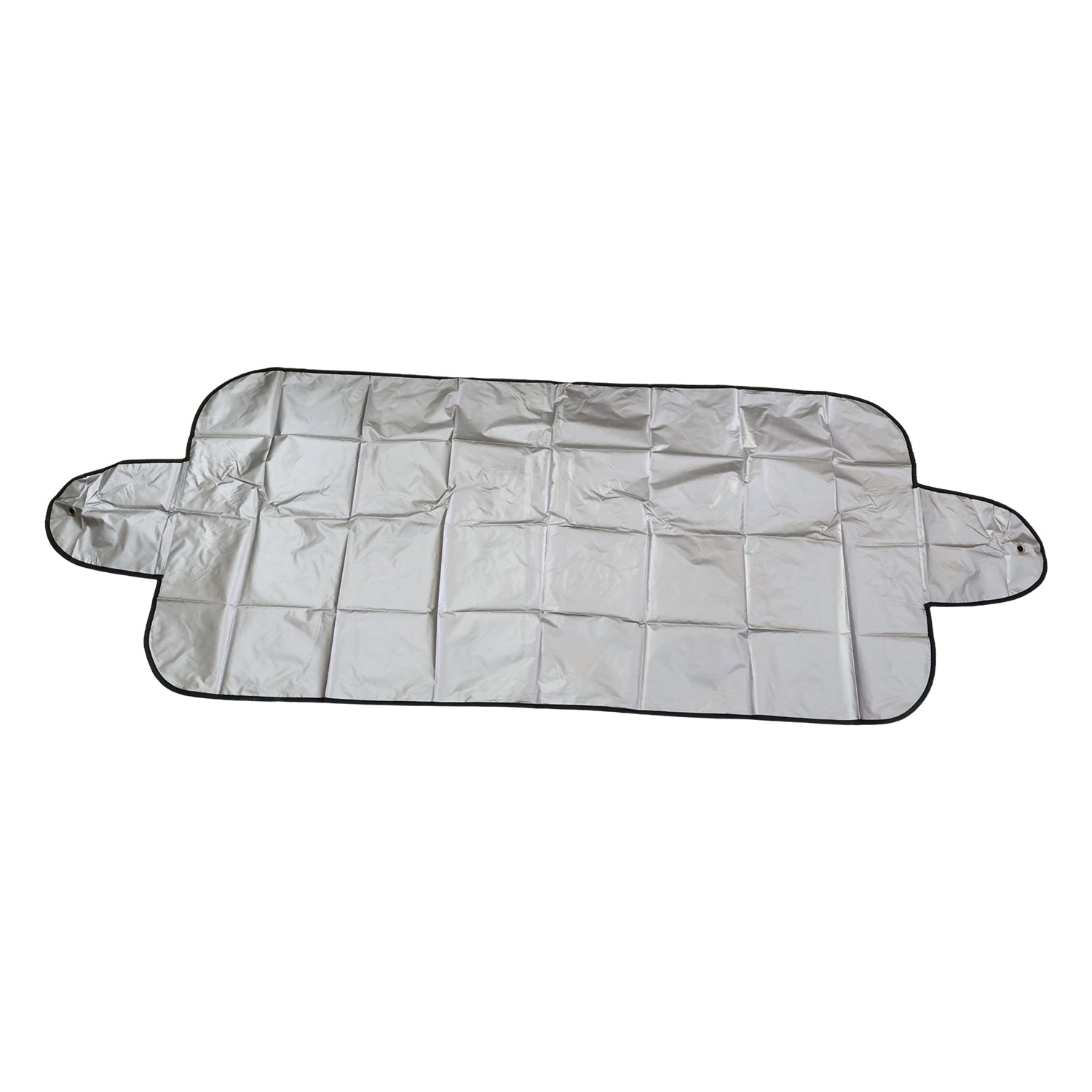 Car windshield cover with anti-scratch material protecting glass from snow and dust