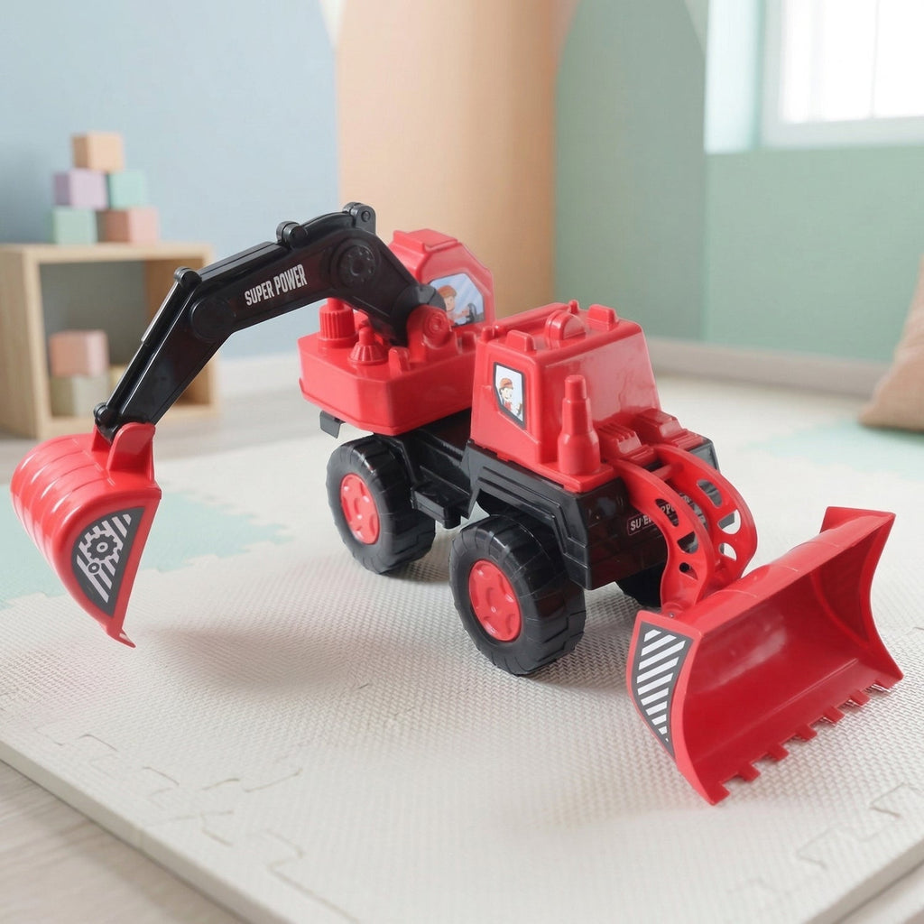 Digger construction toy truck for kids