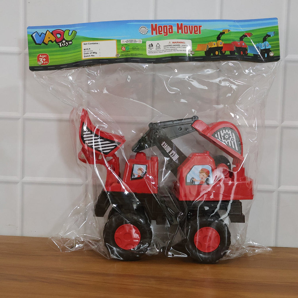 Kids building truck toy for creative play