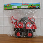 Kids building truck toy for creative play