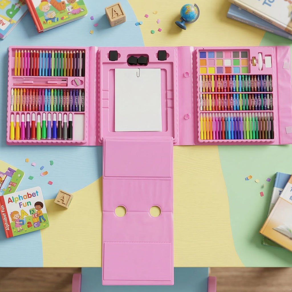 Painting and coloring supplies for children