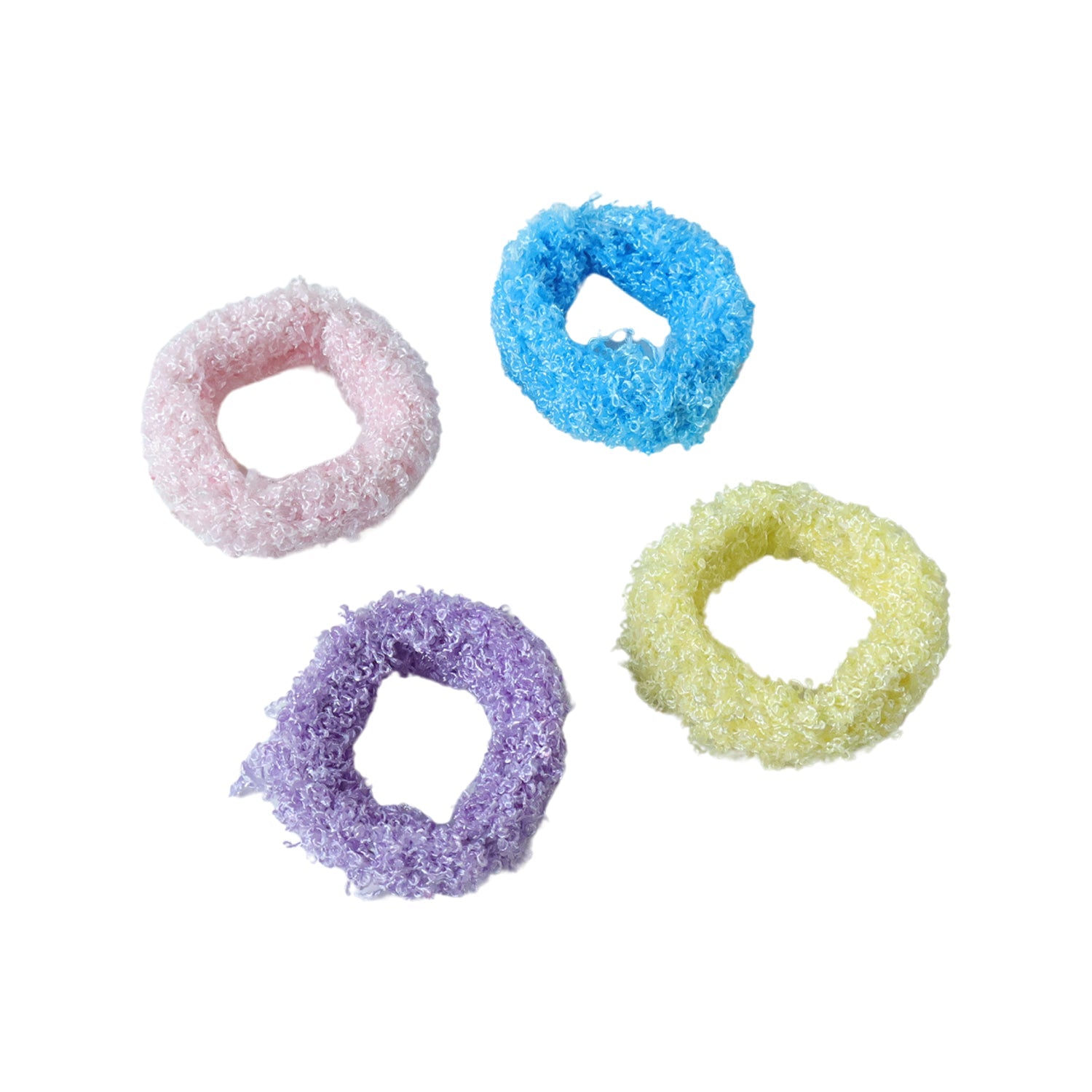 Durable rubber hair bands for daily use