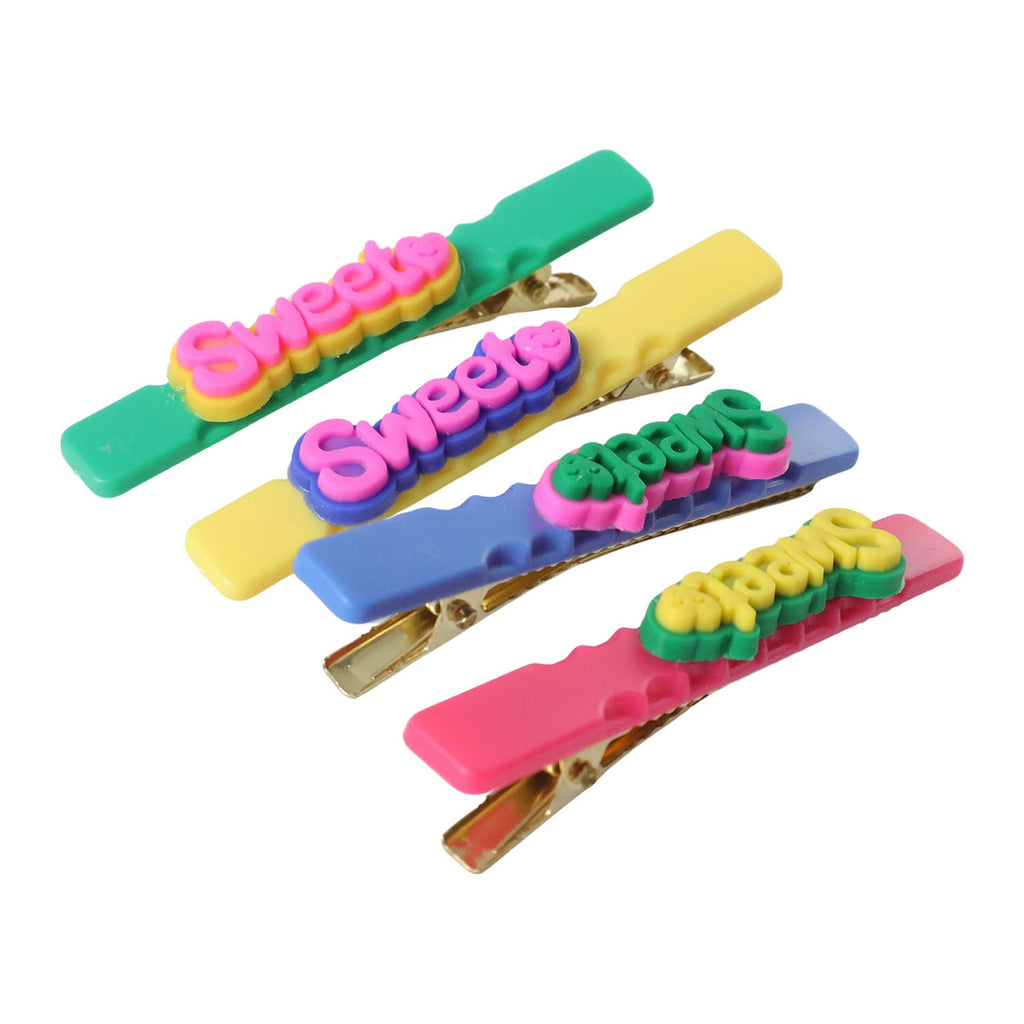 Colorful Sweet Text hair accessories for girls and kids