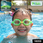 Swim goggles with durable hard storage case