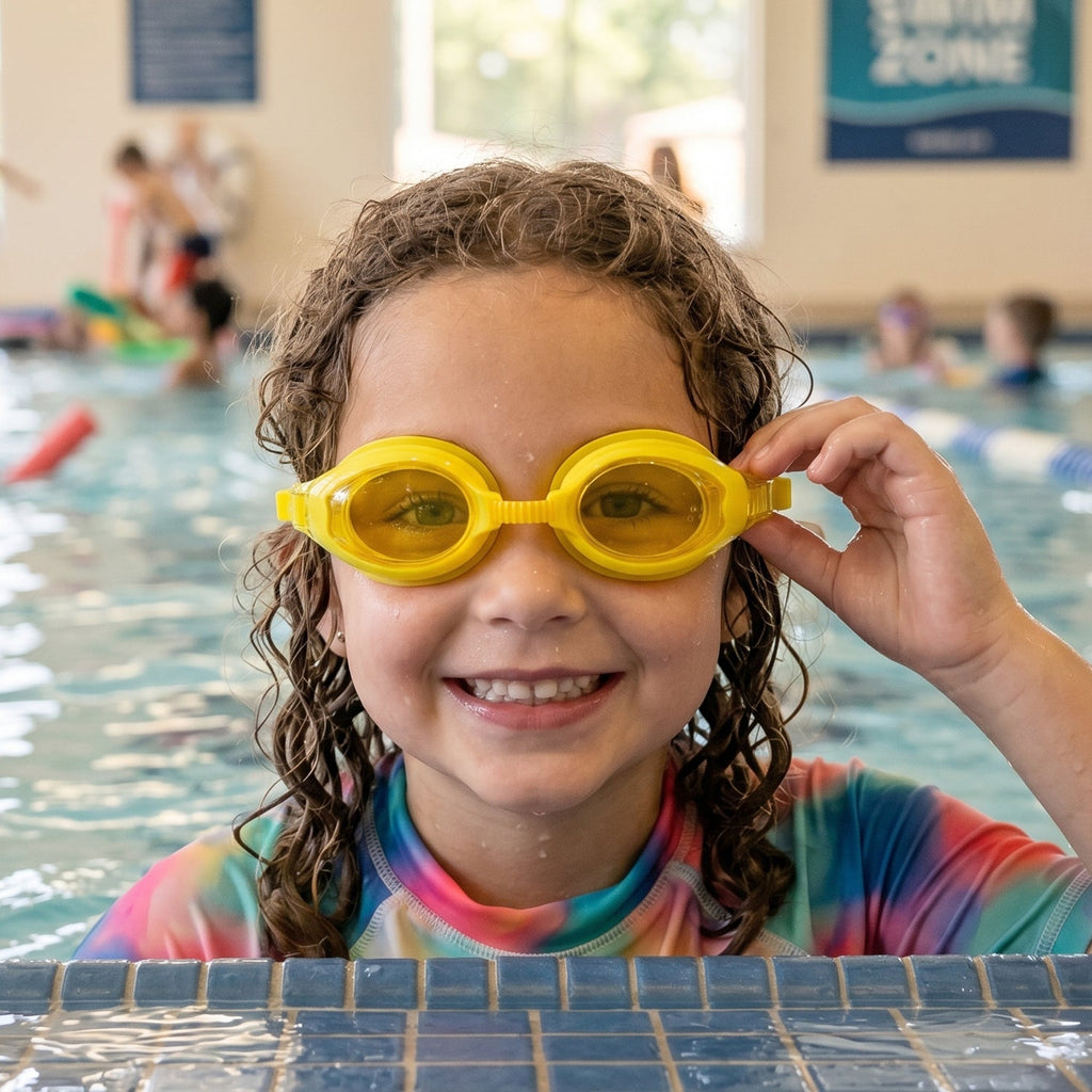 anti leak kid's swimming goggles for water sports and training
