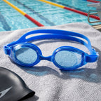 Durable kids swimming goggles with clear vision lens