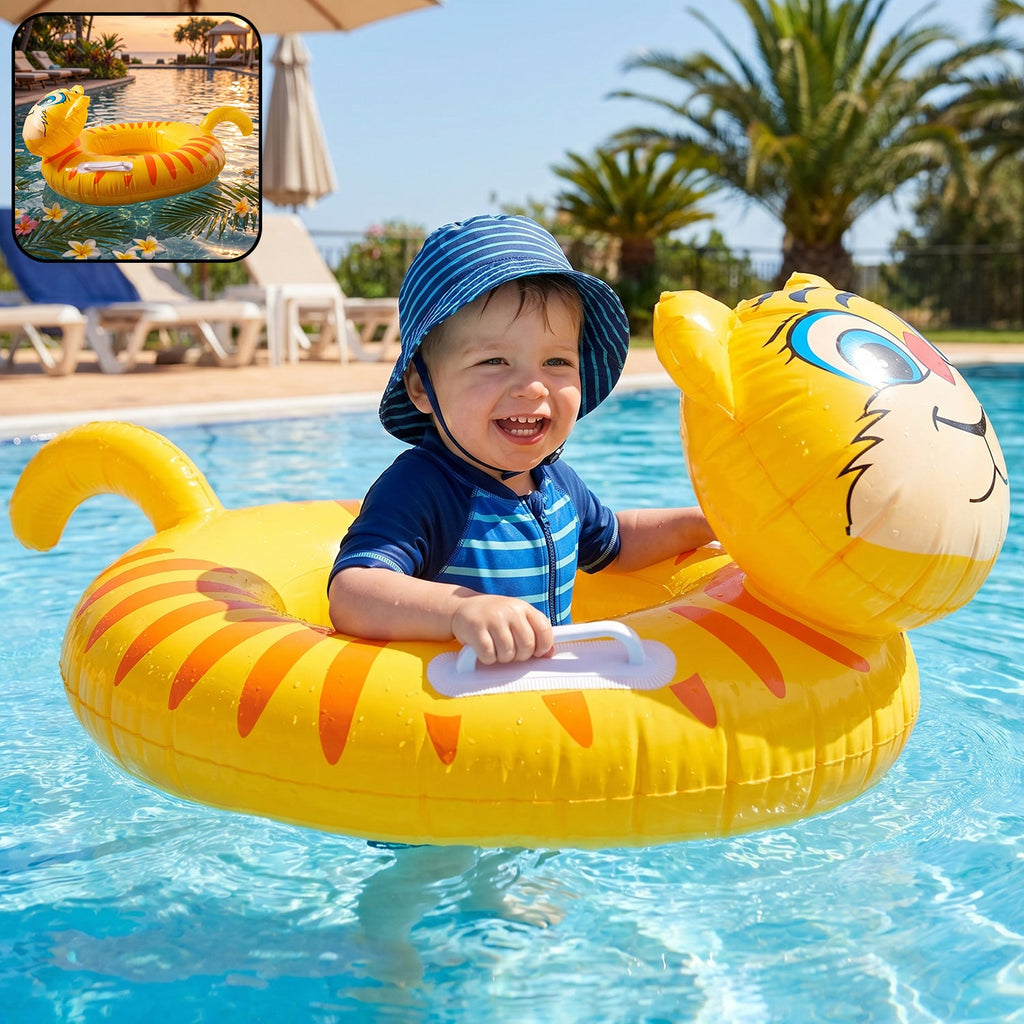 Durable, safe kids pool float with supportive floating design