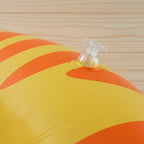 Safe kids' pool float with secure handle grip