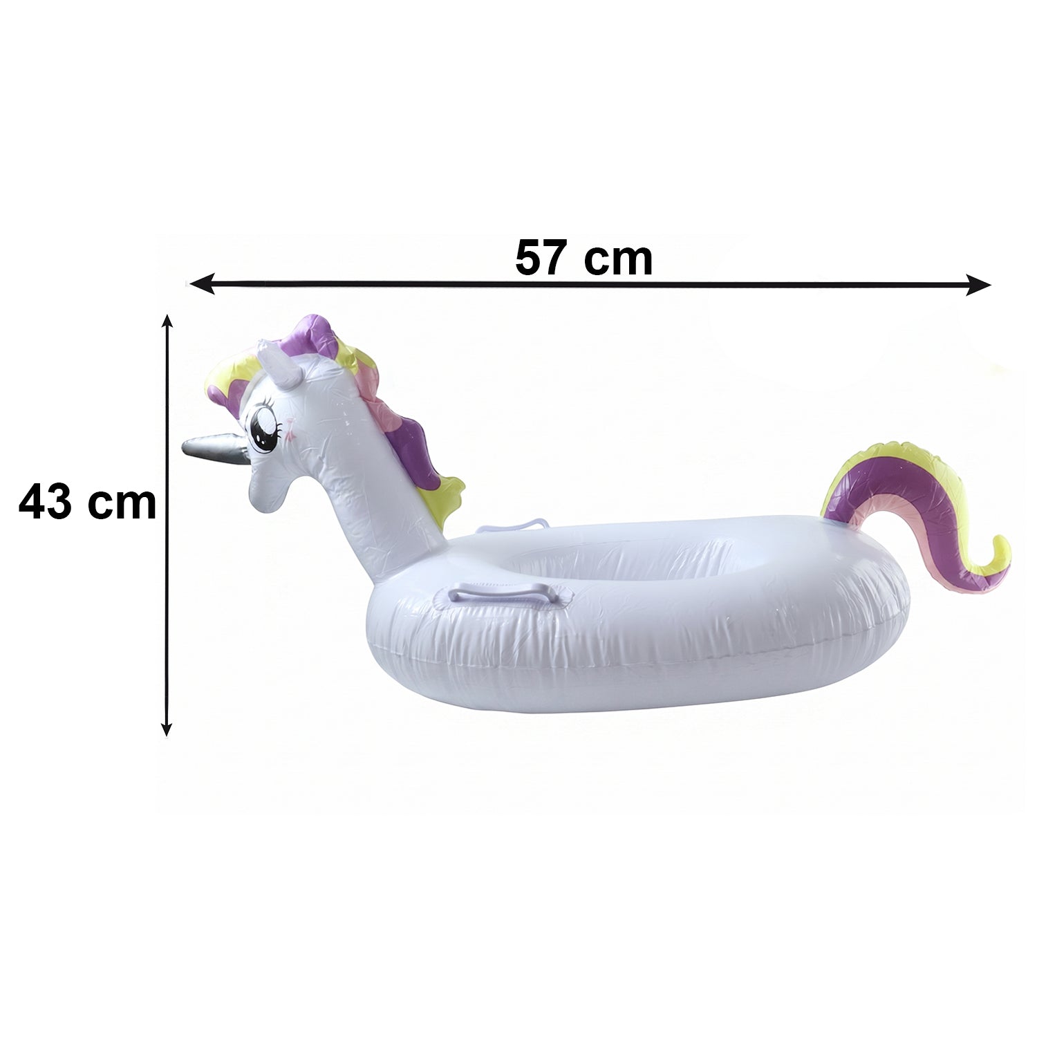 Lightweight and easy to inflate unicorn pool float for kids