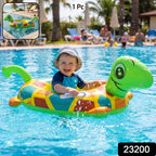 Turtle design kids swim ring pool float inflatable
