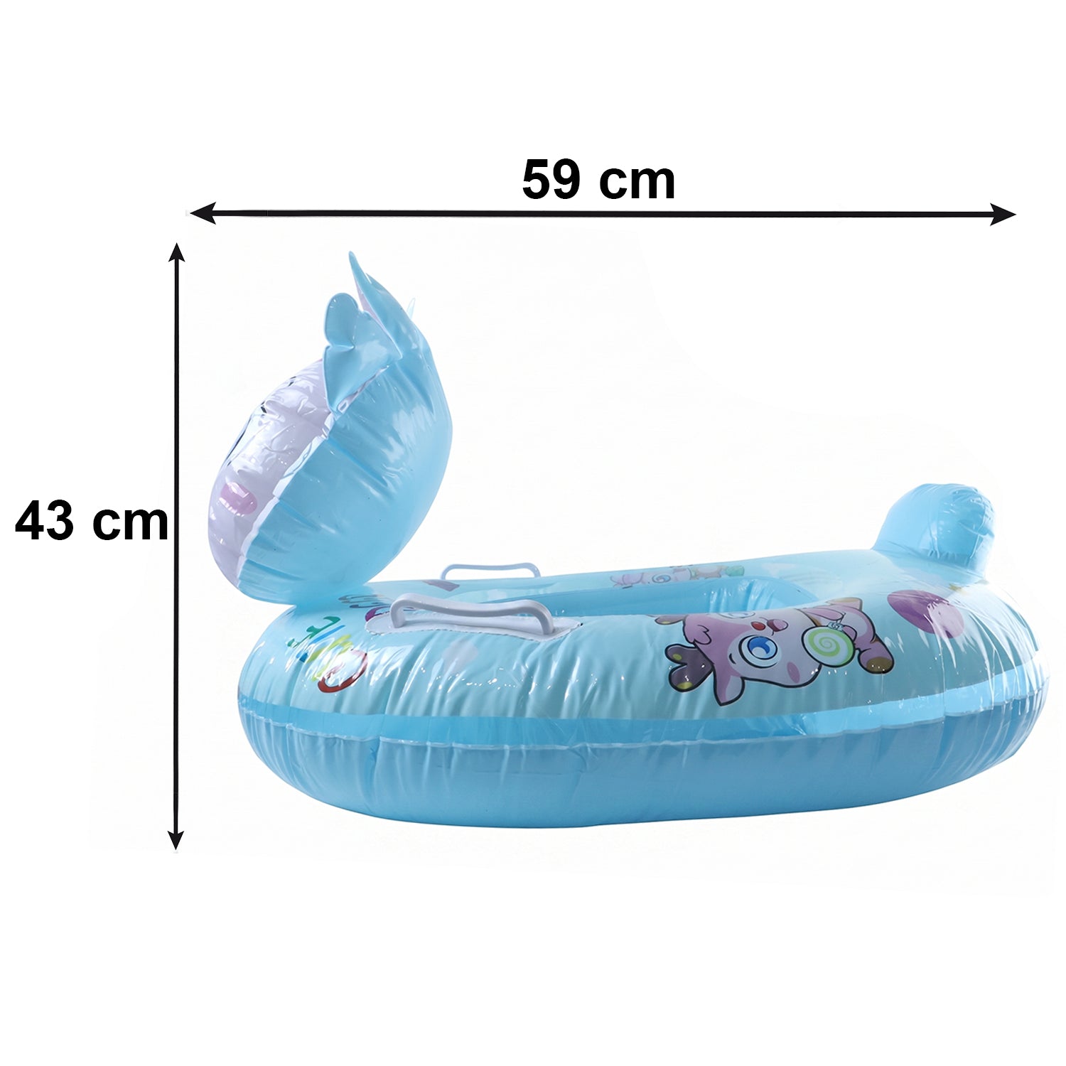 Comfortable kids float ring supports water play and swimming