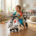 Baby Magic Swing Car ride-on toy with music for toddlers indoor play