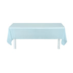 Disposable dining table cover protecting table surface from spills