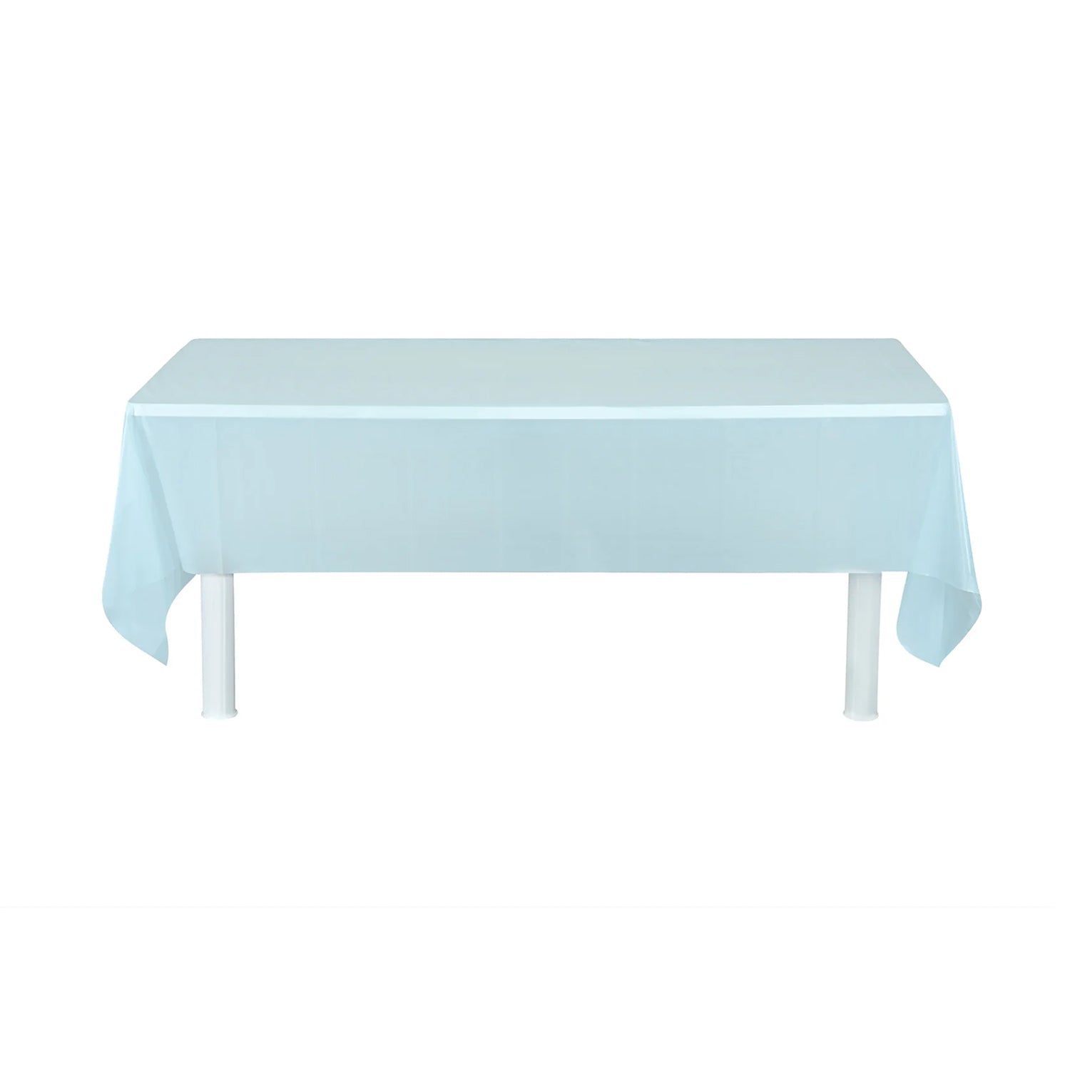 Disposable dining table cover protecting table surface from spills
