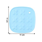 Close-up of textured, non-slip surface on a heat-resistant cup coaster