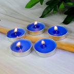 Decorative set of mix color scented tea light candles ideal for meditation