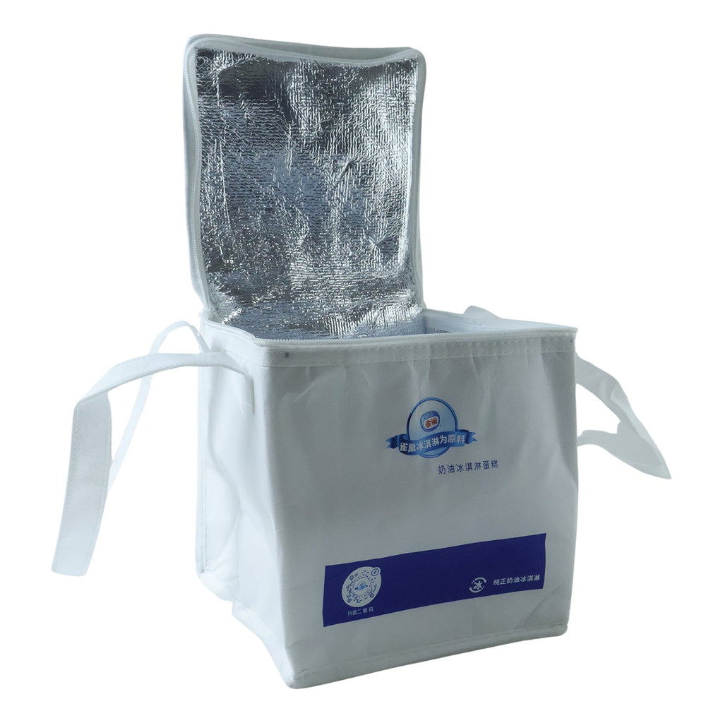 Reusable insulated food carry bag for picnics, office, or school