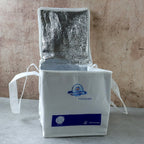 Insulated food bag for lunch boxes, reusable and leakproof